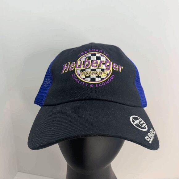 Subaru Heuberger Motors The Road To Quality &‎ Economy Trucker Hat - Picture 1 of 6